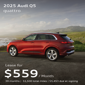 side facing 2025 Audi Q5 parked